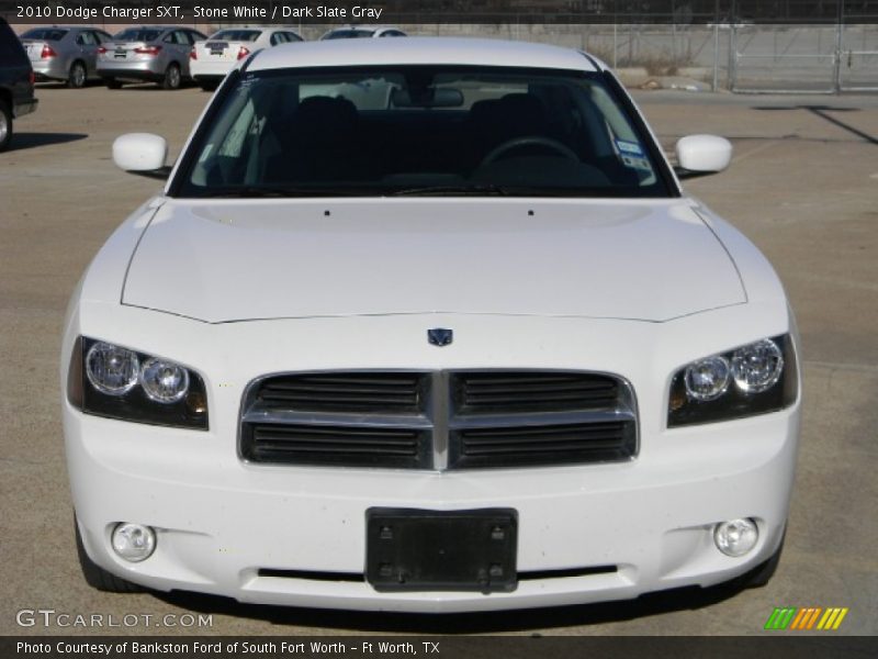 Stone White / Dark Slate Gray 2010 Dodge Charger SXT