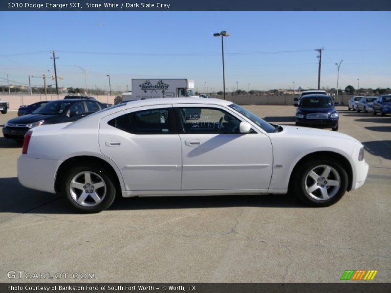 Stone White / Dark Slate Gray 2010 Dodge Charger SXT