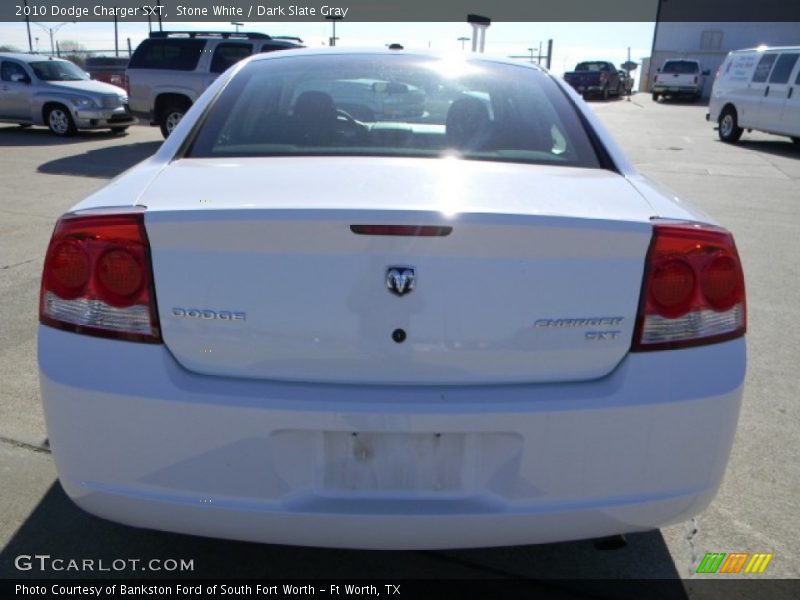 Stone White / Dark Slate Gray 2010 Dodge Charger SXT