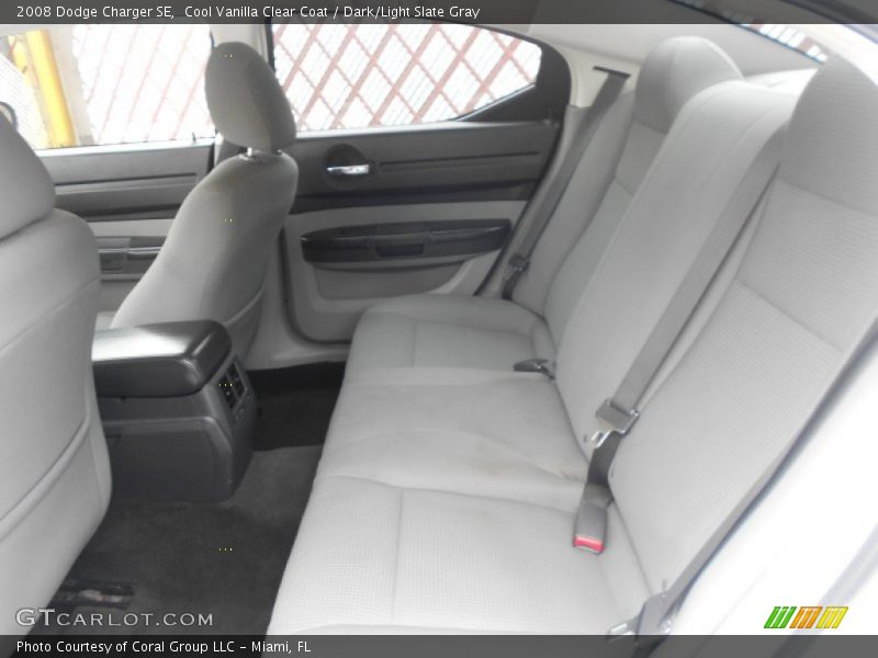 Cool Vanilla Clear Coat / Dark/Light Slate Gray 2008 Dodge Charger SE
