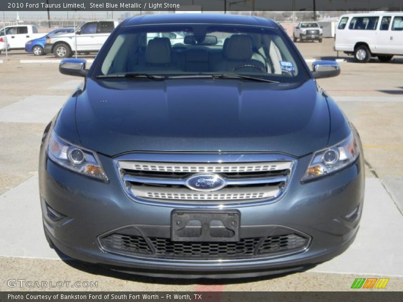 Steel Blue Metallic / Light Stone 2010 Ford Taurus Limited