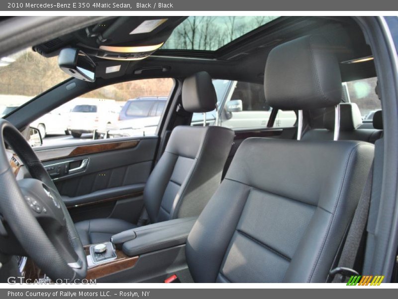 Black / Black 2010 Mercedes-Benz E 350 4Matic Sedan