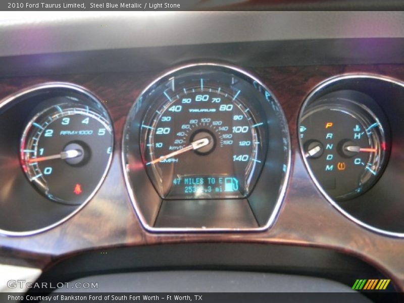 Steel Blue Metallic / Light Stone 2010 Ford Taurus Limited