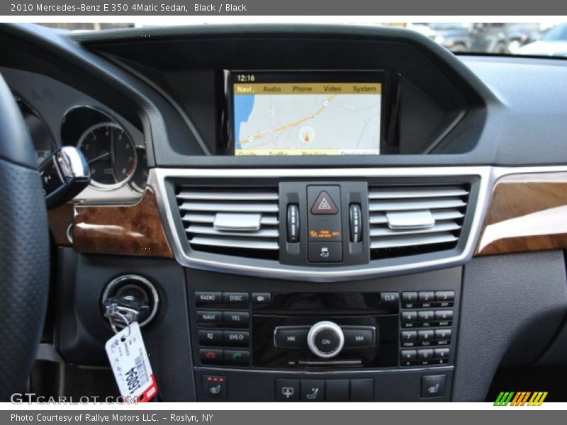 Black / Black 2010 Mercedes-Benz E 350 4Matic Sedan