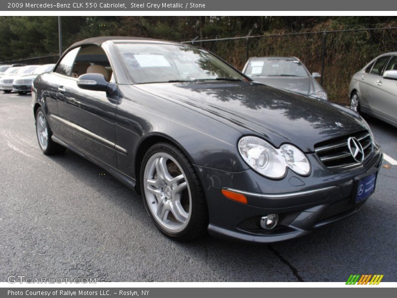 Front 3/4 View of 2009 CLK 550 Cabriolet