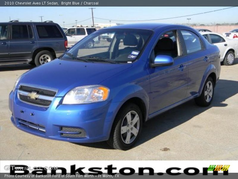 Bright Blue / Charcoal 2010 Chevrolet Aveo LT Sedan