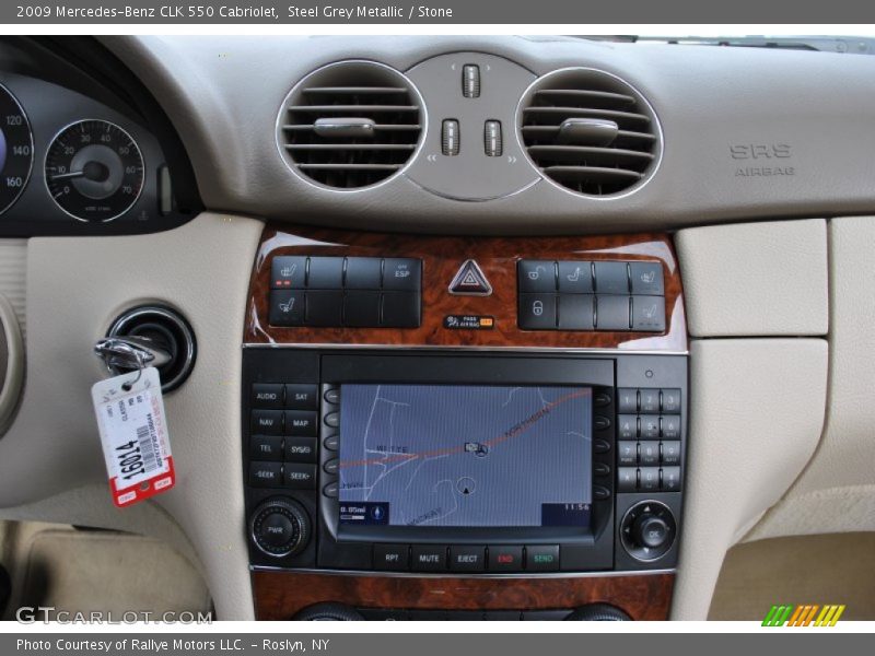 Controls of 2009 CLK 550 Cabriolet