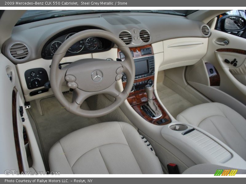  2009 CLK 550 Cabriolet Stone Interior