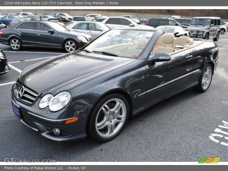 Front 3/4 View of 2009 CLK 550 Cabriolet