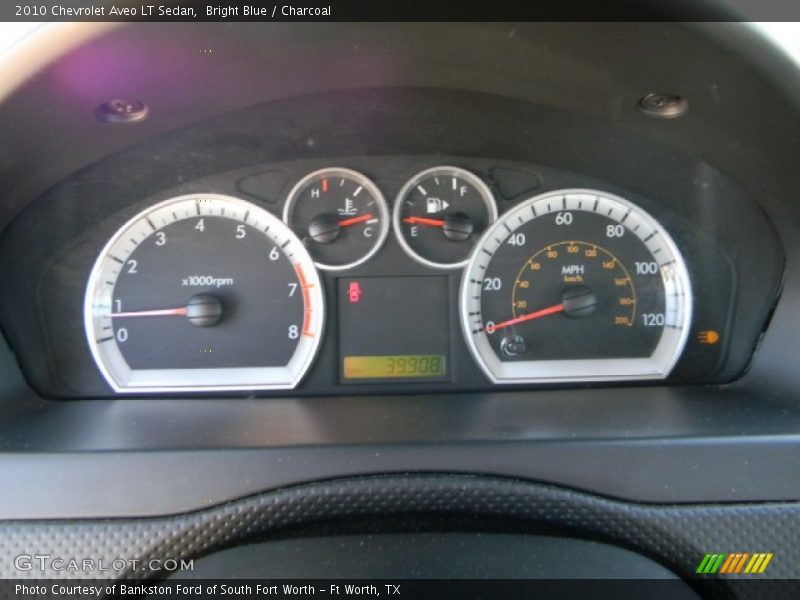Bright Blue / Charcoal 2010 Chevrolet Aveo LT Sedan