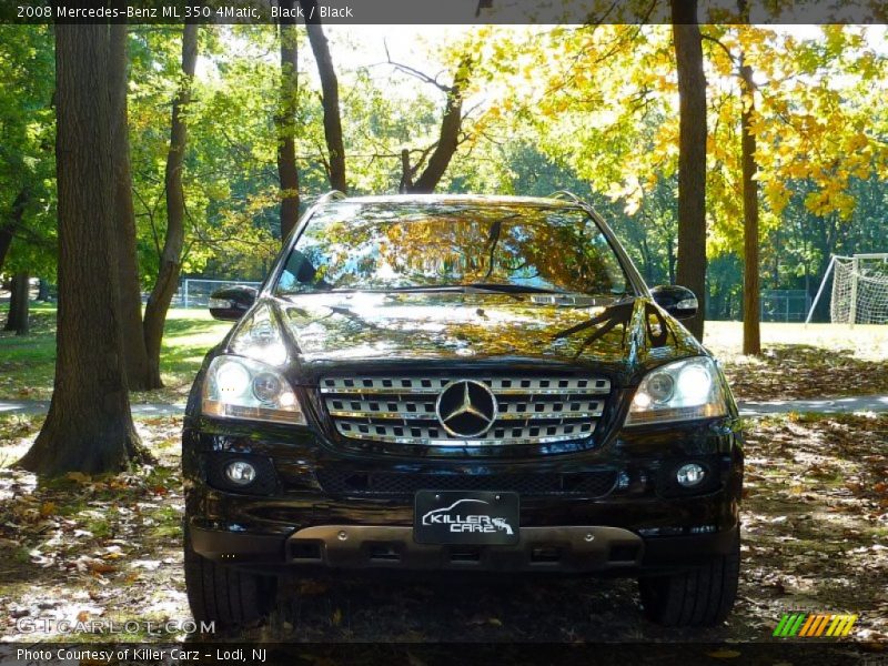 Black / Black 2008 Mercedes-Benz ML 350 4Matic