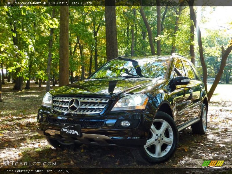 Black / Black 2008 Mercedes-Benz ML 350 4Matic