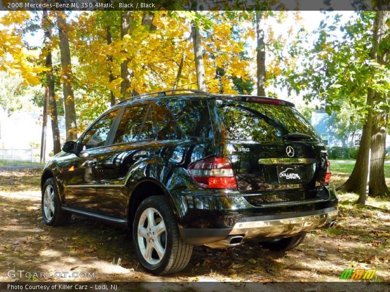 Black / Black 2008 Mercedes-Benz ML 350 4Matic