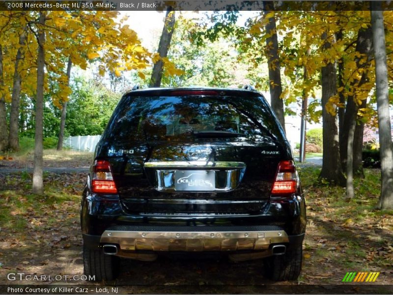 Black / Black 2008 Mercedes-Benz ML 350 4Matic