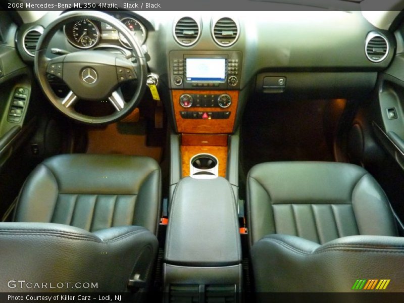Black / Black 2008 Mercedes-Benz ML 350 4Matic