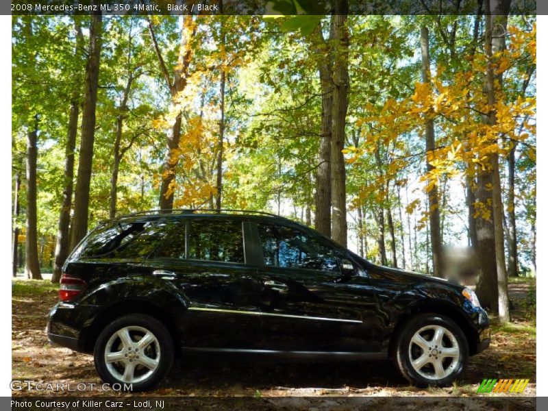 Black / Black 2008 Mercedes-Benz ML 350 4Matic