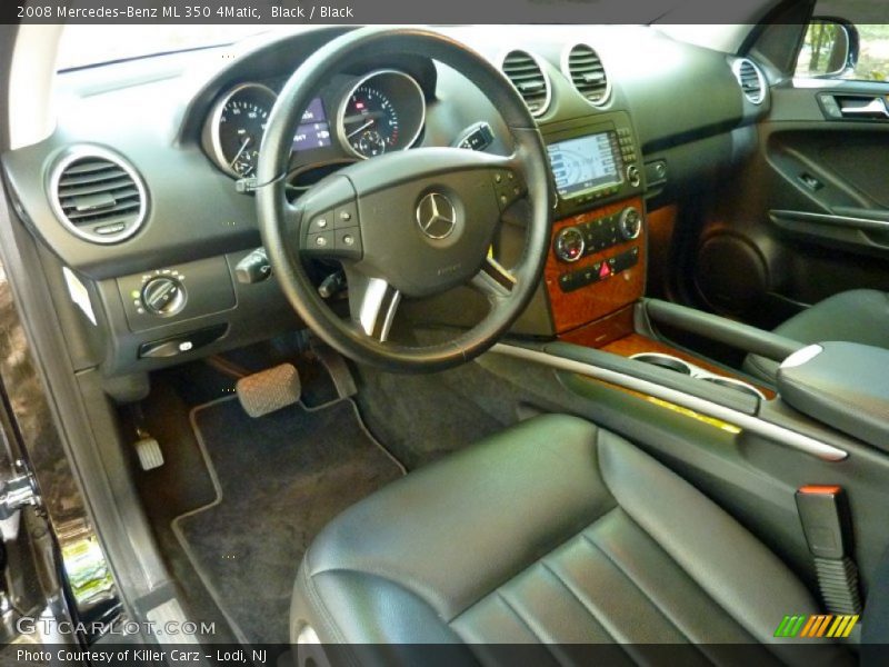  2008 ML 350 4Matic Black Interior