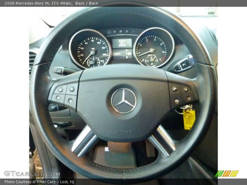 Black / Black 2008 Mercedes-Benz ML 350 4Matic