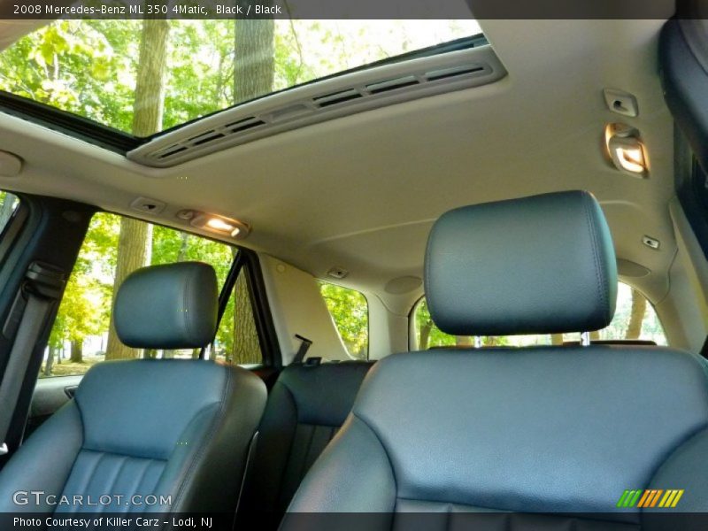 Black / Black 2008 Mercedes-Benz ML 350 4Matic