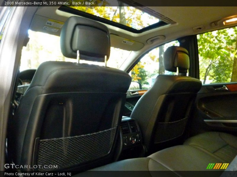 Black / Black 2008 Mercedes-Benz ML 350 4Matic