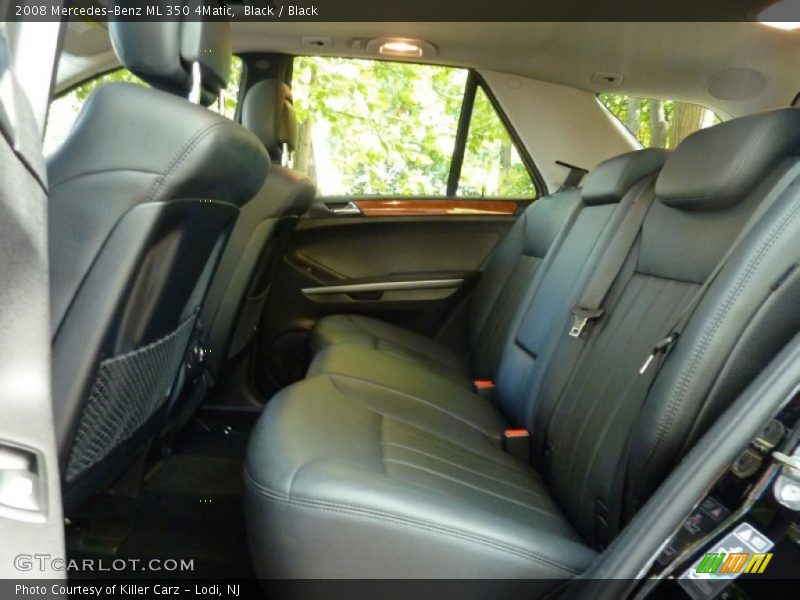Black / Black 2008 Mercedes-Benz ML 350 4Matic