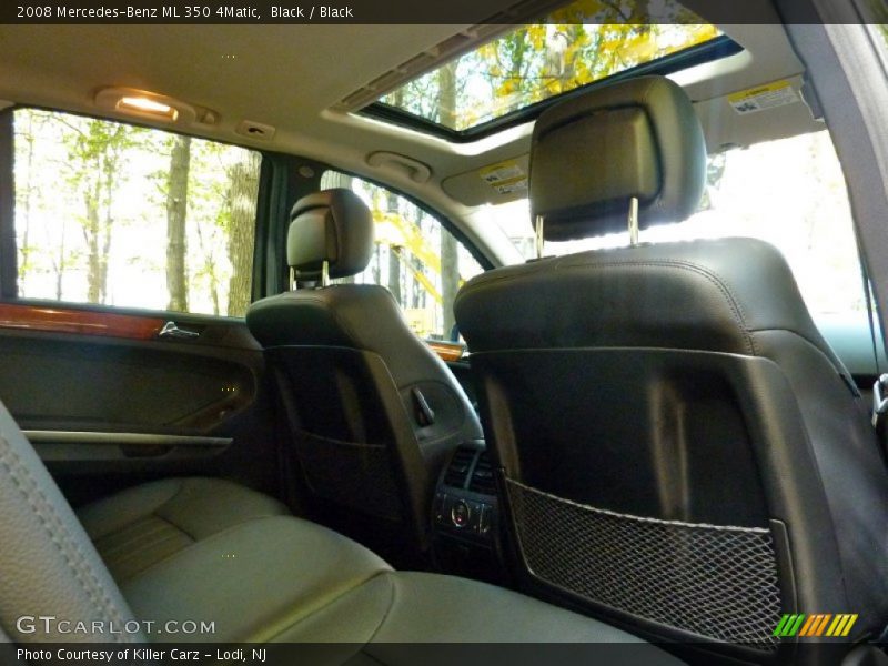 Black / Black 2008 Mercedes-Benz ML 350 4Matic