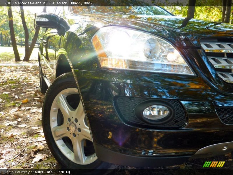 Black / Black 2008 Mercedes-Benz ML 350 4Matic