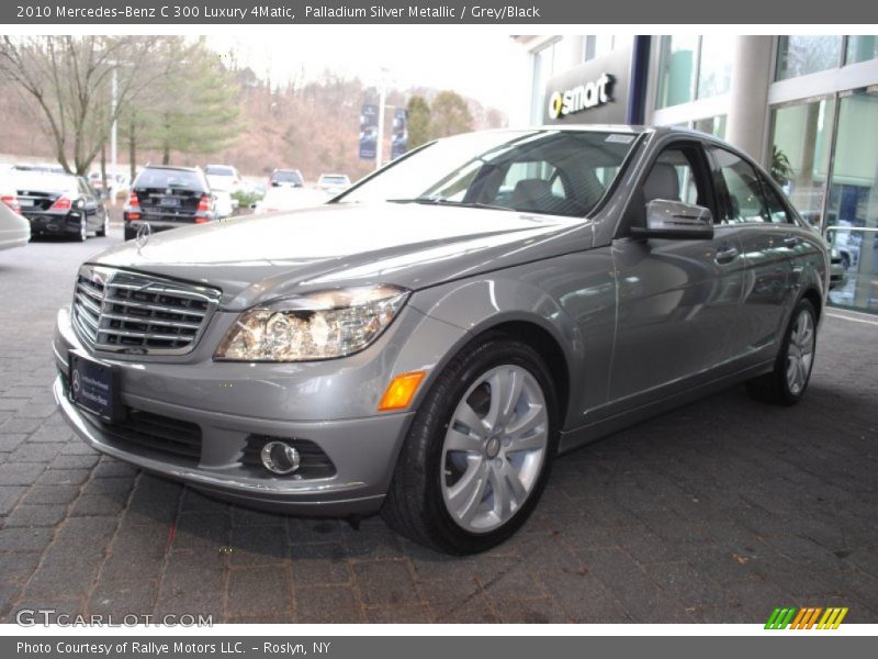 Palladium Silver Metallic / Grey/Black 2010 Mercedes-Benz C 300 Luxury 4Matic