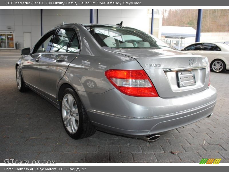 Palladium Silver Metallic / Grey/Black 2010 Mercedes-Benz C 300 Luxury 4Matic