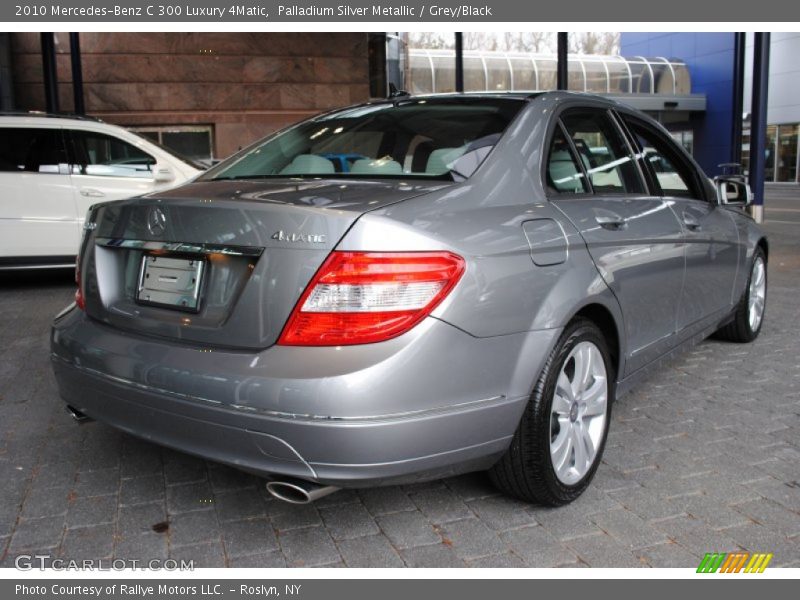 Palladium Silver Metallic / Grey/Black 2010 Mercedes-Benz C 300 Luxury 4Matic