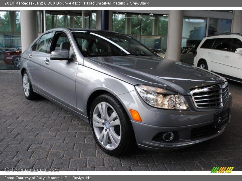 Palladium Silver Metallic / Grey/Black 2010 Mercedes-Benz C 300 Luxury 4Matic
