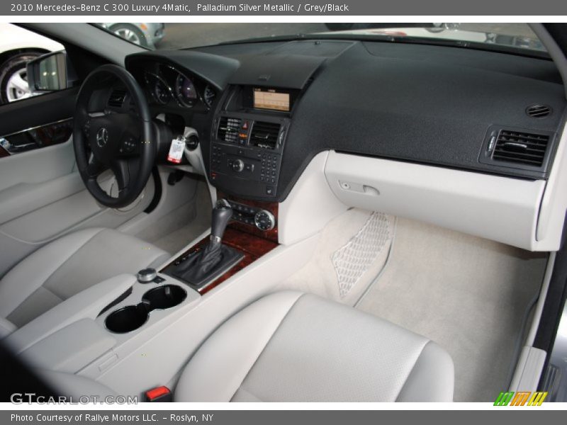 Palladium Silver Metallic / Grey/Black 2010 Mercedes-Benz C 300 Luxury 4Matic