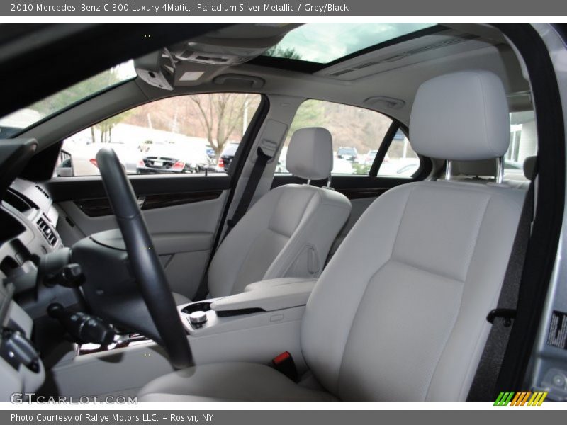 Palladium Silver Metallic / Grey/Black 2010 Mercedes-Benz C 300 Luxury 4Matic