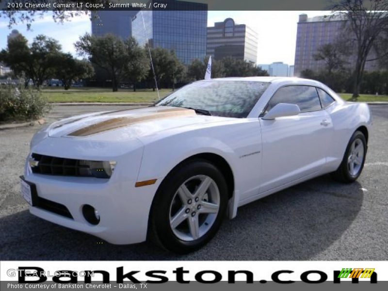 Summit White / Gray 2010 Chevrolet Camaro LT Coupe