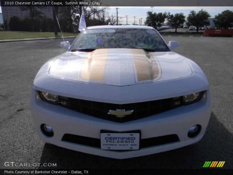 Summit White / Gray 2010 Chevrolet Camaro LT Coupe