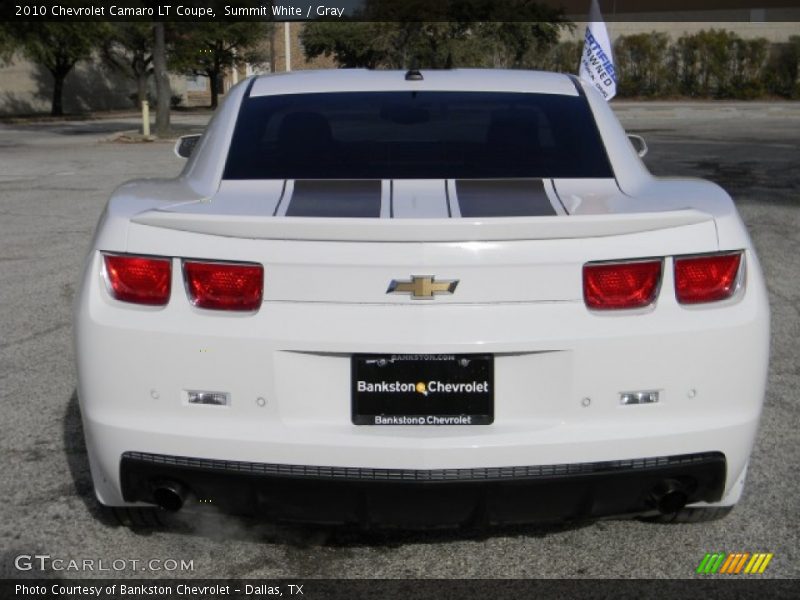 Summit White / Gray 2010 Chevrolet Camaro LT Coupe