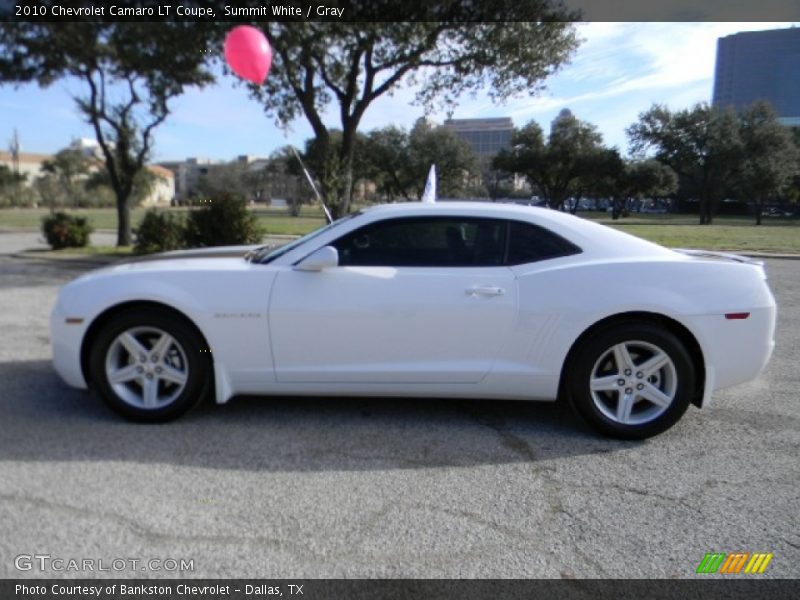 Summit White / Gray 2010 Chevrolet Camaro LT Coupe