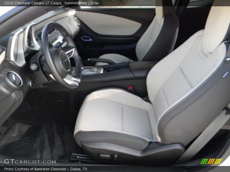 Summit White / Gray 2010 Chevrolet Camaro LT Coupe