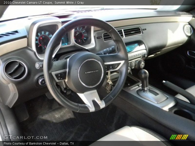 Summit White / Gray 2010 Chevrolet Camaro LT Coupe