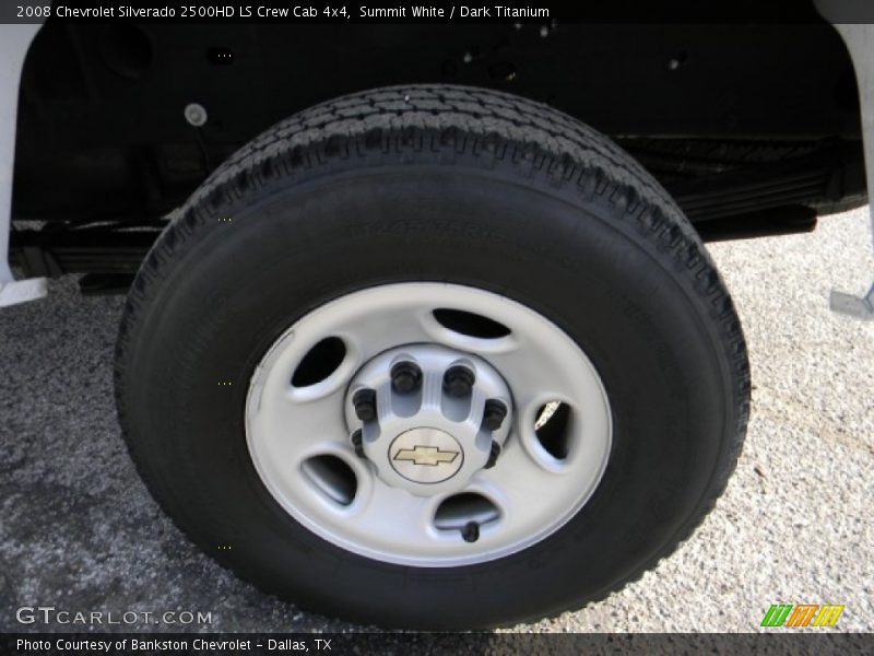 Summit White / Dark Titanium 2008 Chevrolet Silverado 2500HD LS Crew Cab 4x4