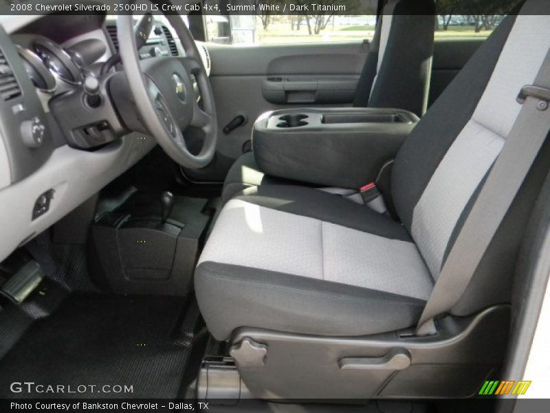 Summit White / Dark Titanium 2008 Chevrolet Silverado 2500HD LS Crew Cab 4x4