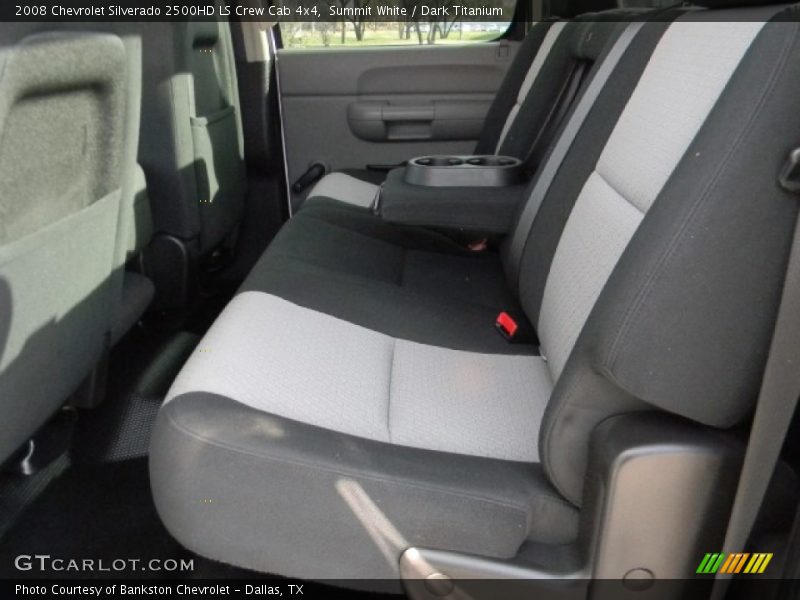 Summit White / Dark Titanium 2008 Chevrolet Silverado 2500HD LS Crew Cab 4x4
