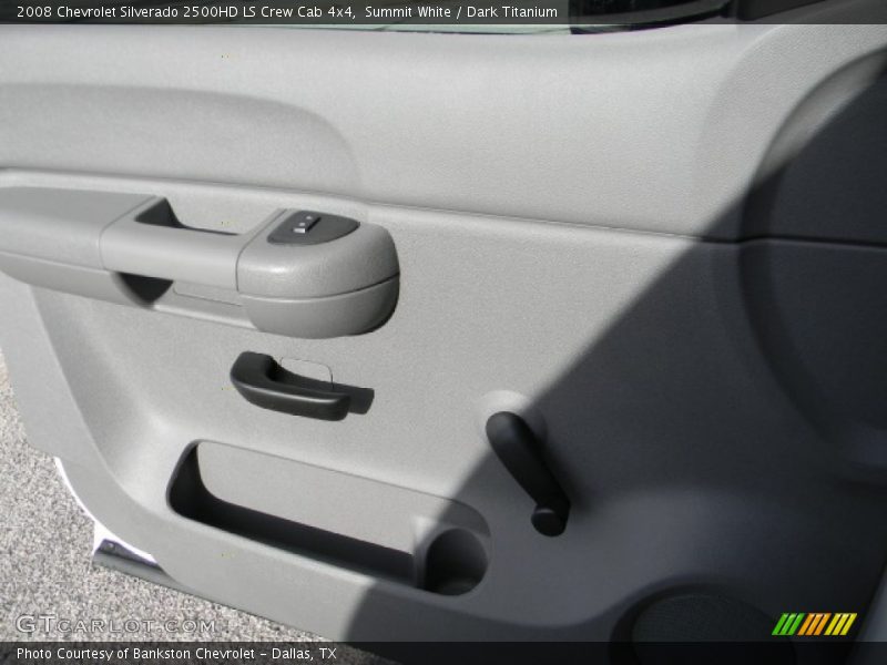 Summit White / Dark Titanium 2008 Chevrolet Silverado 2500HD LS Crew Cab 4x4