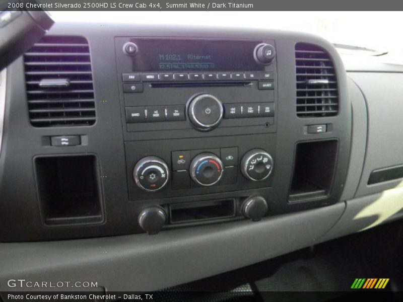 Summit White / Dark Titanium 2008 Chevrolet Silverado 2500HD LS Crew Cab 4x4