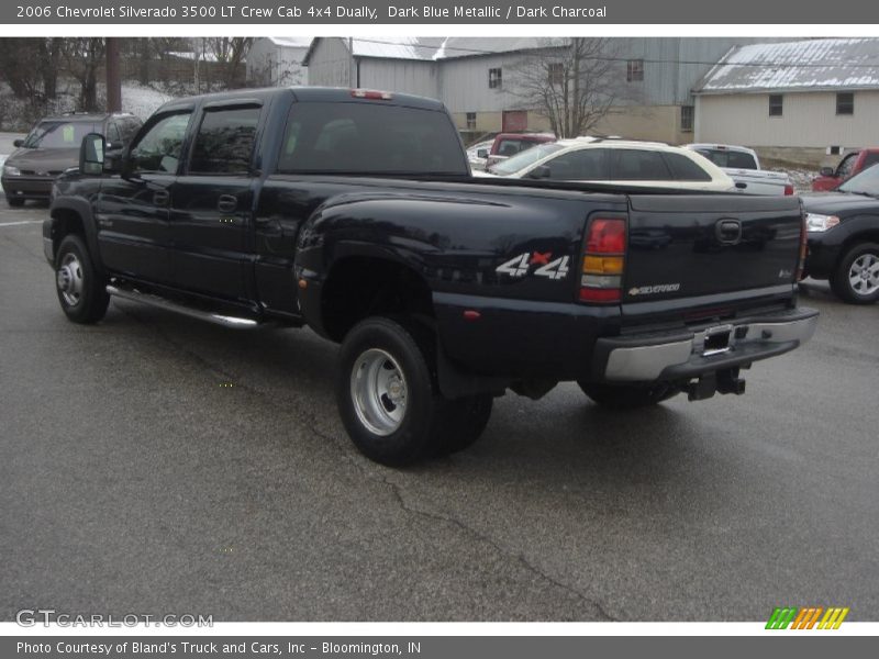 Dark Blue Metallic / Dark Charcoal 2006 Chevrolet Silverado 3500 LT Crew Cab 4x4 Dually
