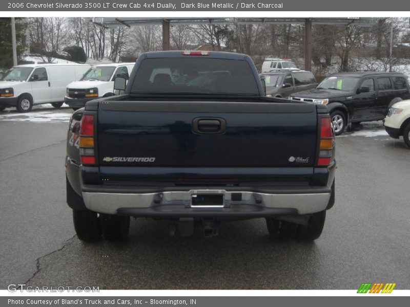 Dark Blue Metallic / Dark Charcoal 2006 Chevrolet Silverado 3500 LT Crew Cab 4x4 Dually