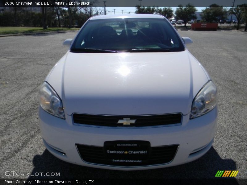 White / Ebony Black 2006 Chevrolet Impala LT