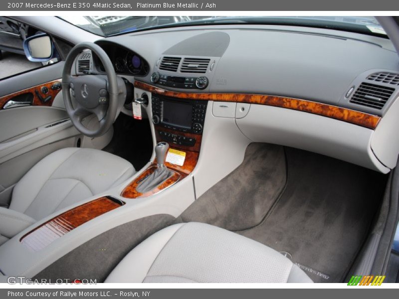 Platinum Blue Metallic / Ash 2007 Mercedes-Benz E 350 4Matic Sedan