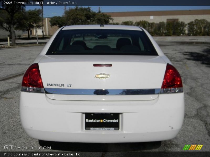 White / Ebony Black 2006 Chevrolet Impala LT