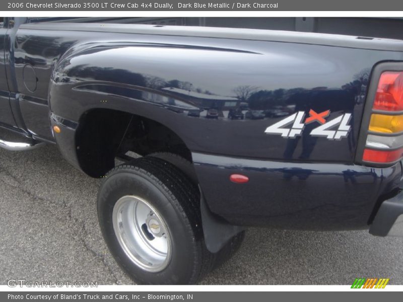 Dark Blue Metallic / Dark Charcoal 2006 Chevrolet Silverado 3500 LT Crew Cab 4x4 Dually